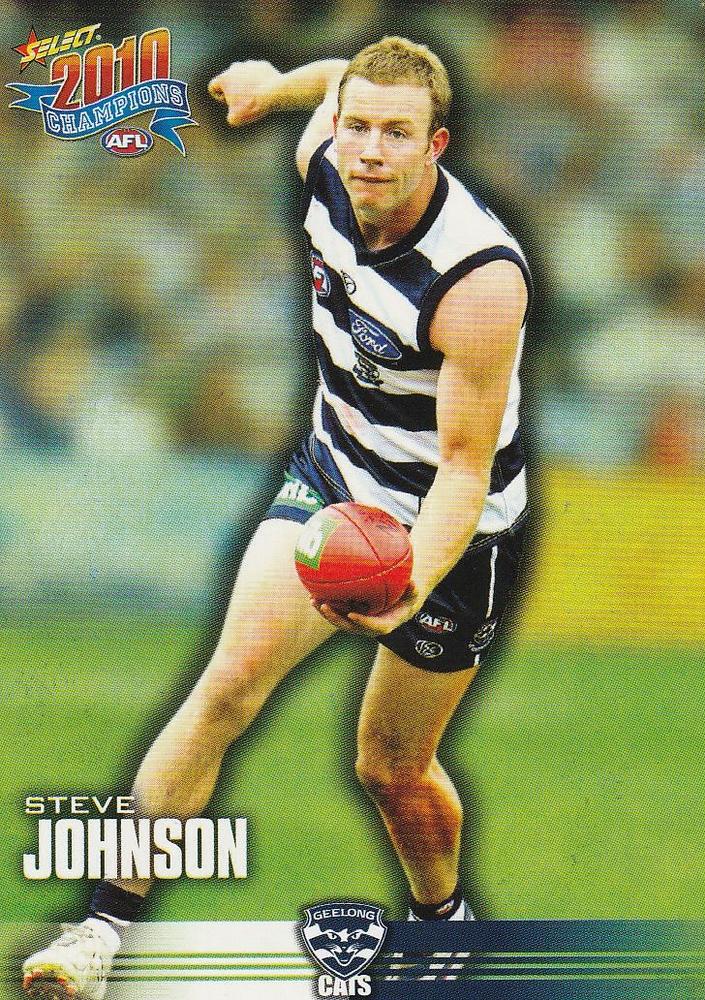 Steve Johnson #78 Geelong Cats | 2010 Select AFL Champions