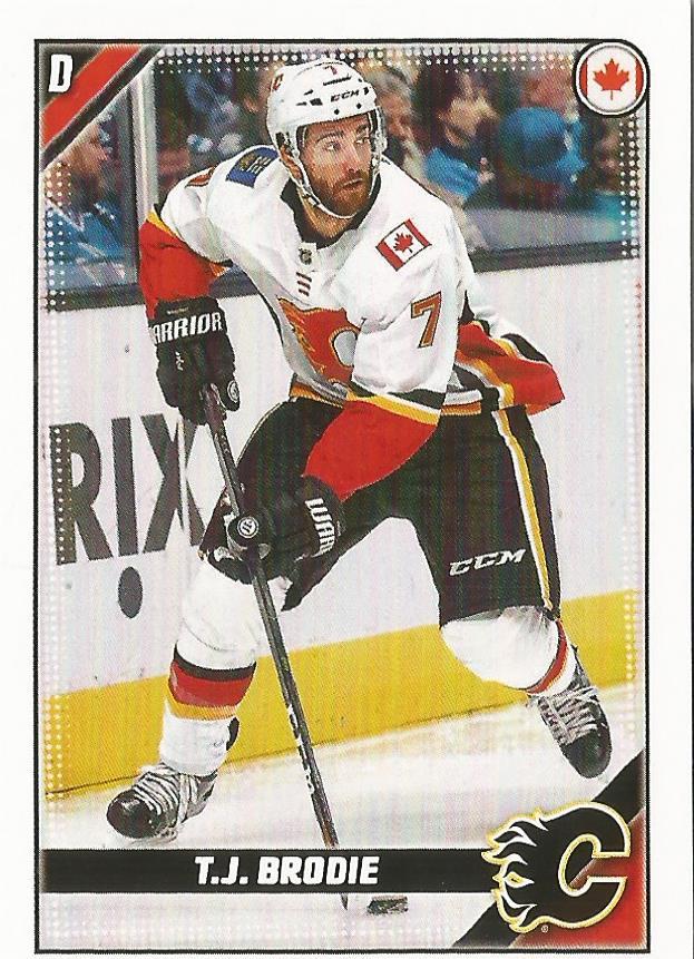 T.J. Brodie #78 Calgary Flames | 2019-20 Topps NHL Sticker Collection