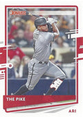 Ketel Marte #78 Arizona Diamondbacks ("The Pike" on front, old Donruss logo on back) | 2020 Donruss