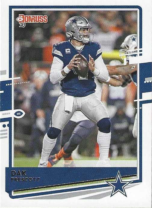 Dak Prescott #78 Dallas Cowboys (Blue jersey) | 2020 Panini Donruss | NFL Football