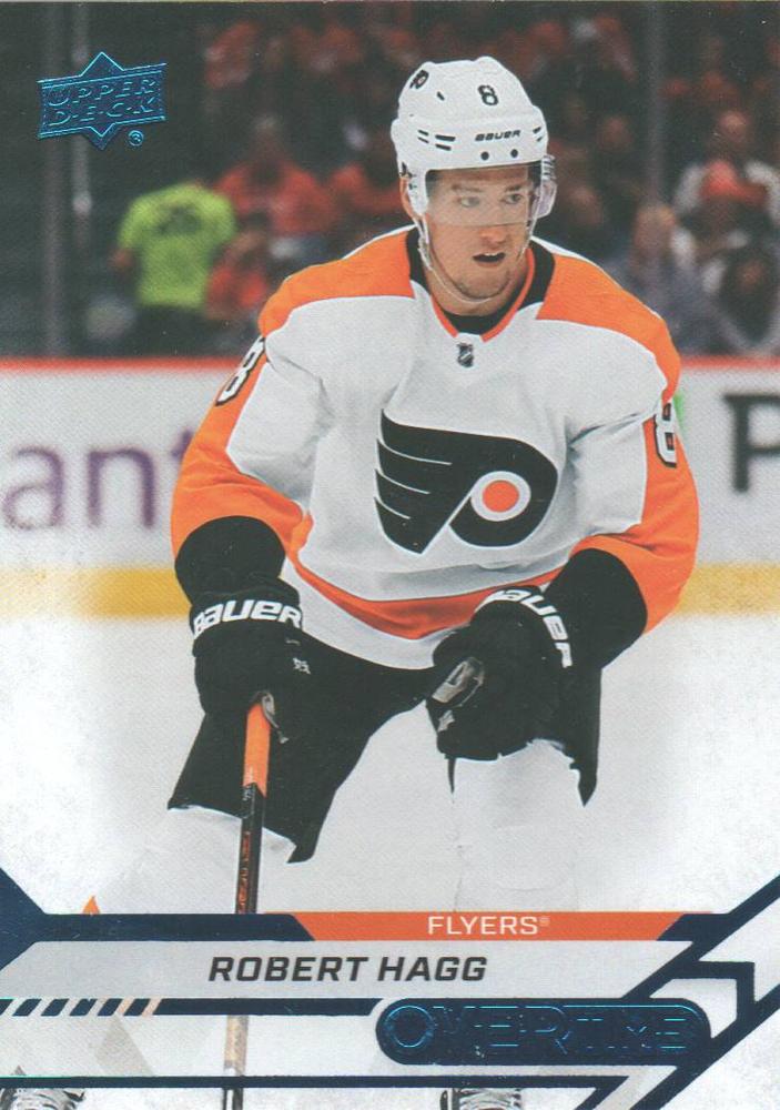 Robert Hagg #78 Philadelphia Flyers | 2020-21 Upper Deck Overtime Blue Foil