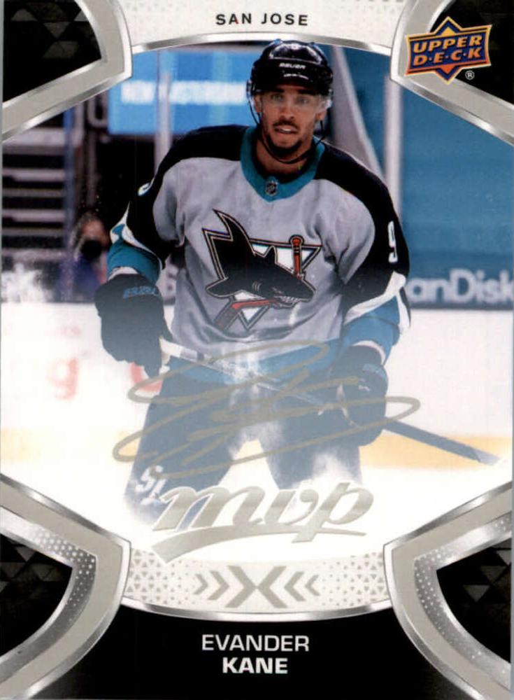 Evander Kane #78 San Jose Sharks | 2021-22 Upper Deck MVP Silver Script