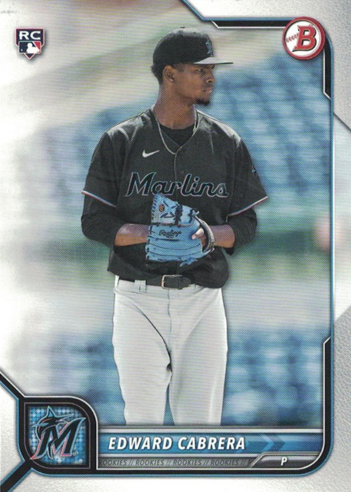 Edward Cabrera #78 Miami Marlins | 2022 Bowman