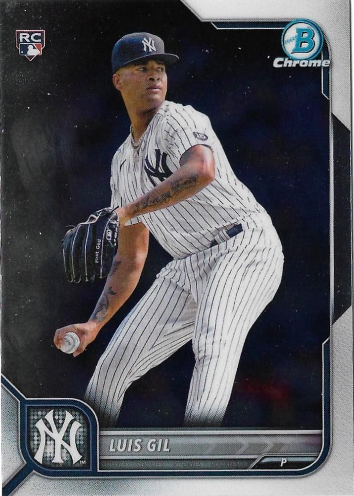Luis Gil #78 New York Yankees | 2022 Bowman Chrome