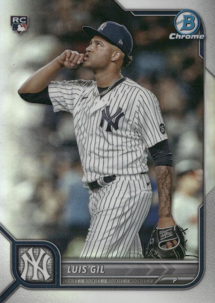 Luis Gil #78 New York Yankees (Variant) | 2022 Bowman Chrome