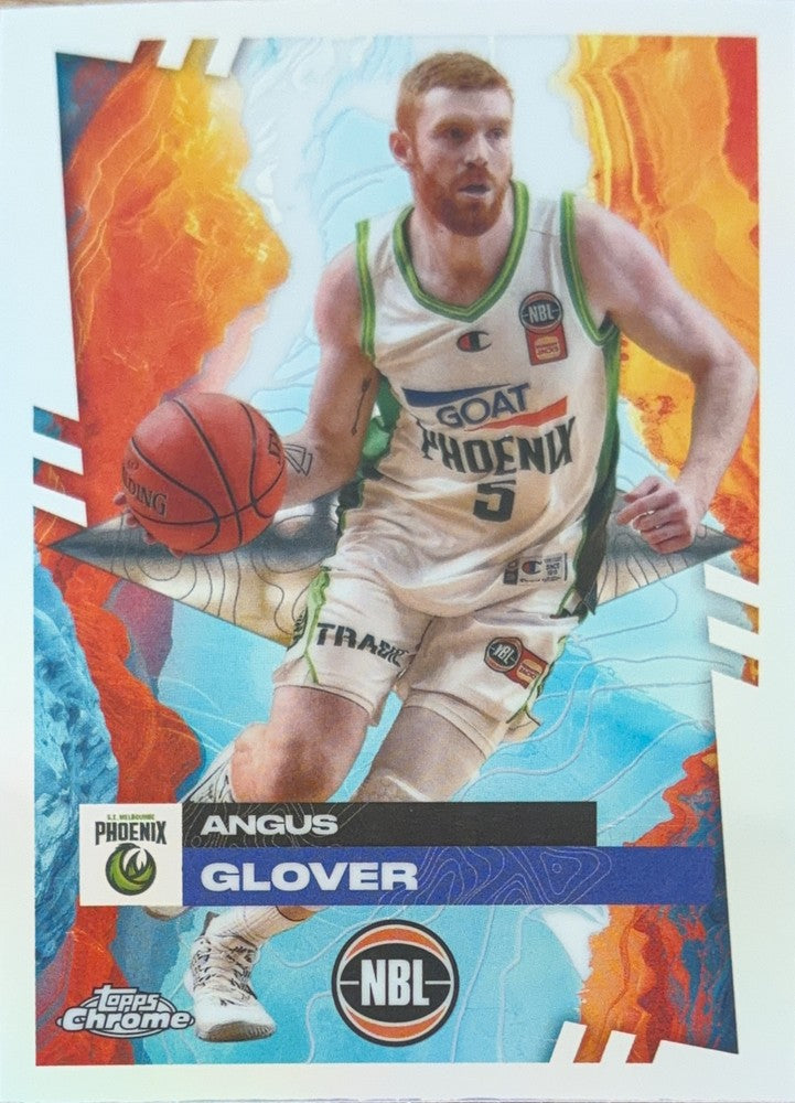 Angus Glover #78 S.E. Melbourne Phoenix | 2024-25 Topps Chrome NBL (front)