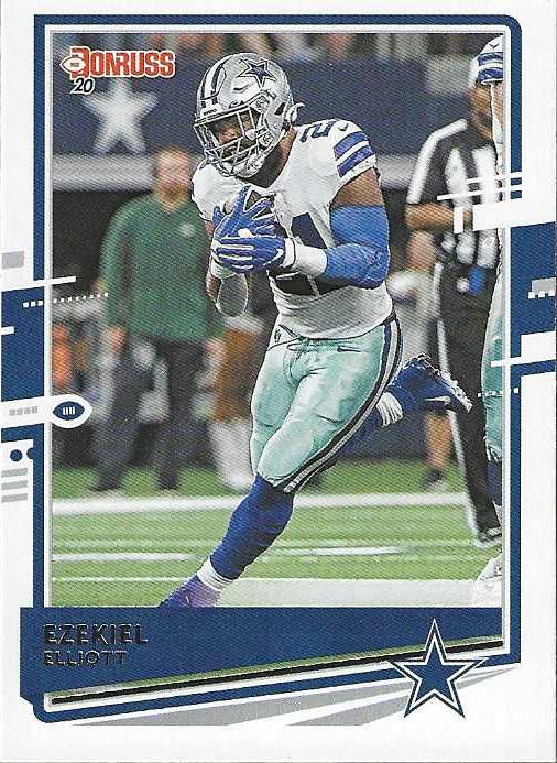 Ezekiel Elliott #79 Dallas Cowboys (White jersey) | 2020 Panini Donruss | NFL Football
