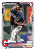 Triston McKenzie #79 Cleveland Indians | 2021 Bowman