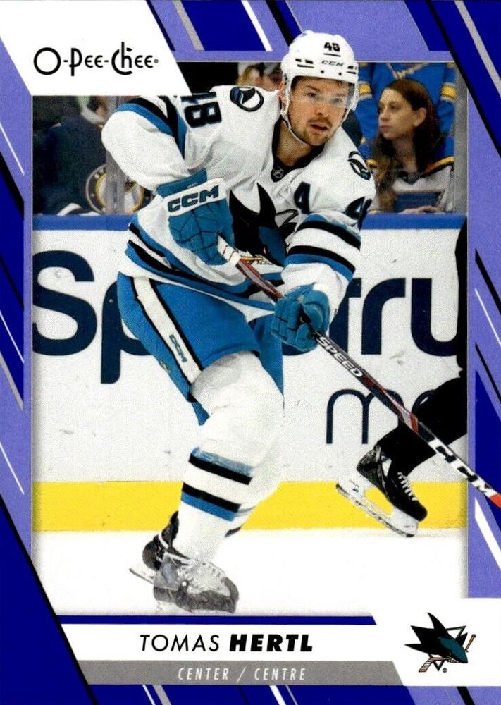 Tomas Hertl #79 San Jose Sharks | 2023-24 O-Pee-Chee Blue Border