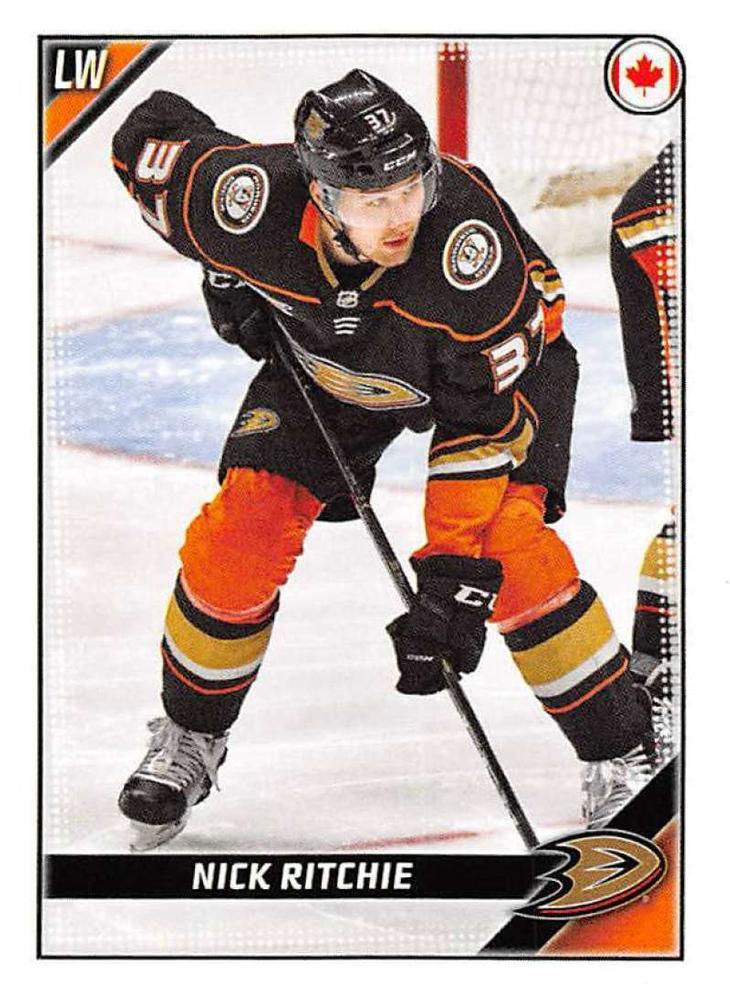 Nick Ritchie #7 Anaheim Ducks | 2019-20 Topps NHL Sticker Collection