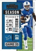 Adrian Peterson #7 Detroit Lions | 2020 Panini Contenders |  | NFL Football