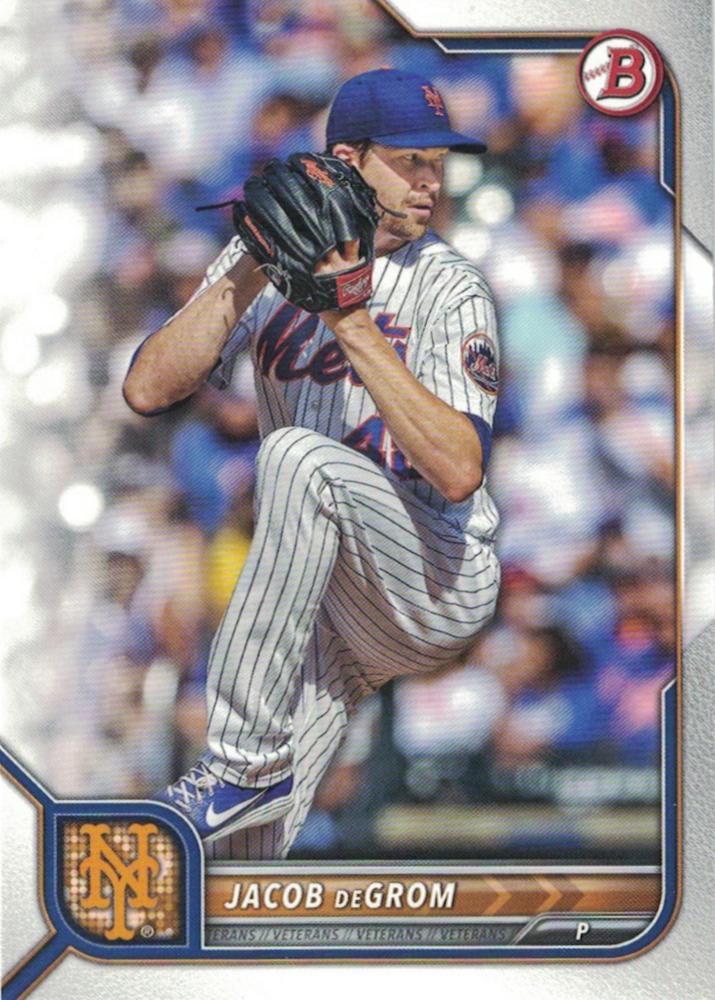 Jacob deGrom #7 New York Mets | 2022 Bowman