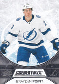 Brayden Point #7 Tampa Bay Lightning | 2021-22 Upper Deck Credentials