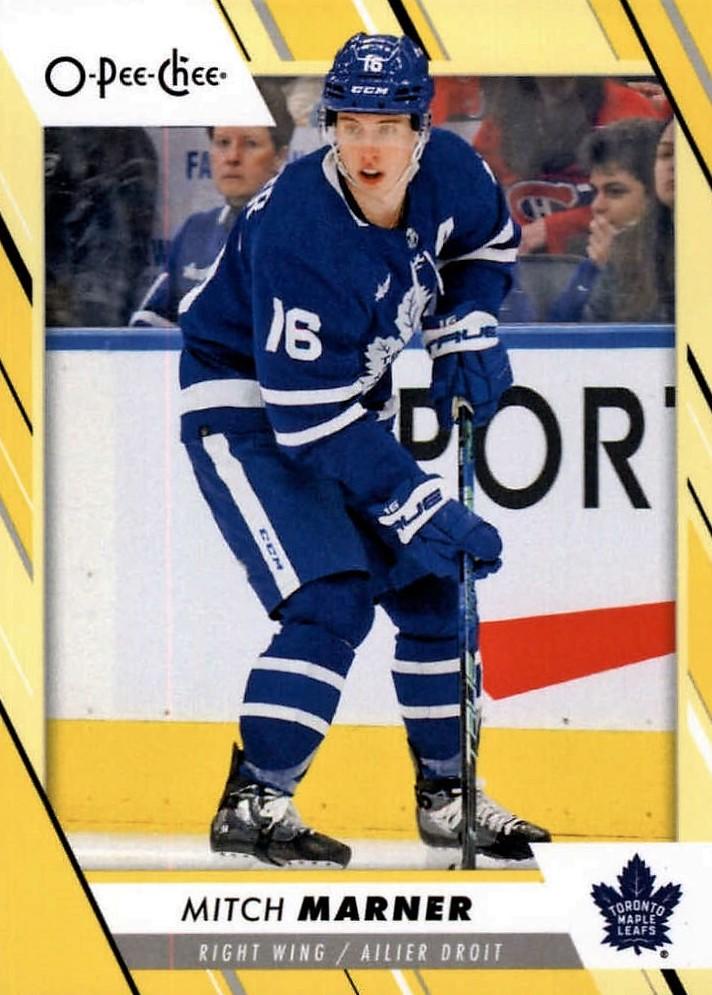 Mitch Marner #7 Toronto Maple Leafs | 2023-24 O-Pee-Chee Yellow Border