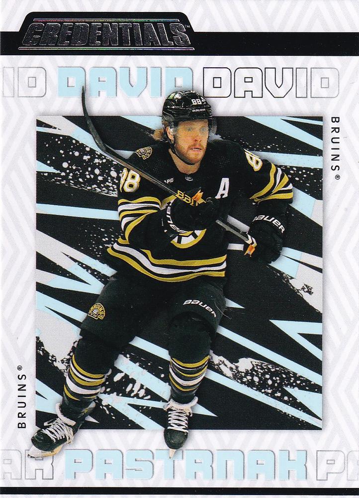 David Pastrnak #7 Boston Bruins | 2023-24 Upper Deck Credentials