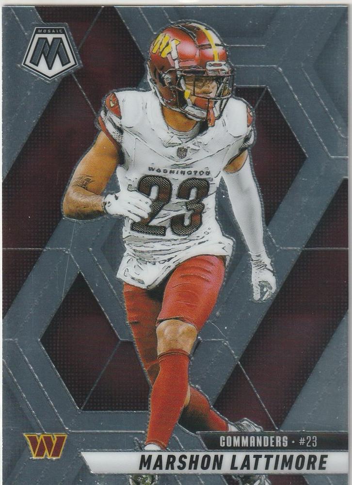 Marshon Lattimore #7 Washington Commanders | 2025 Panini Mosaic | NFL Football