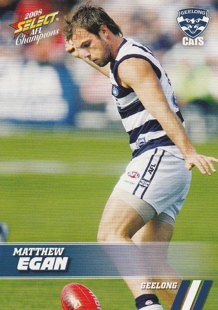 Matthew Egan #80 Geelong Cats | 2008 Select AFL Champions