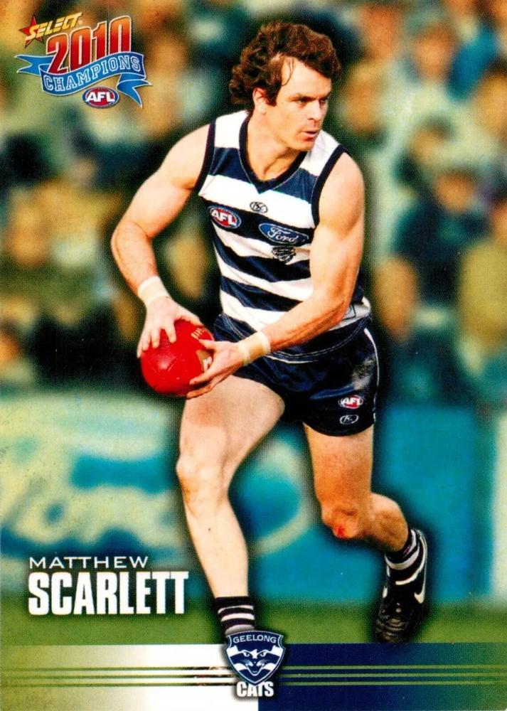 Matthew Scarlett #80 Geelong Cats | 2010 Select AFL Champions