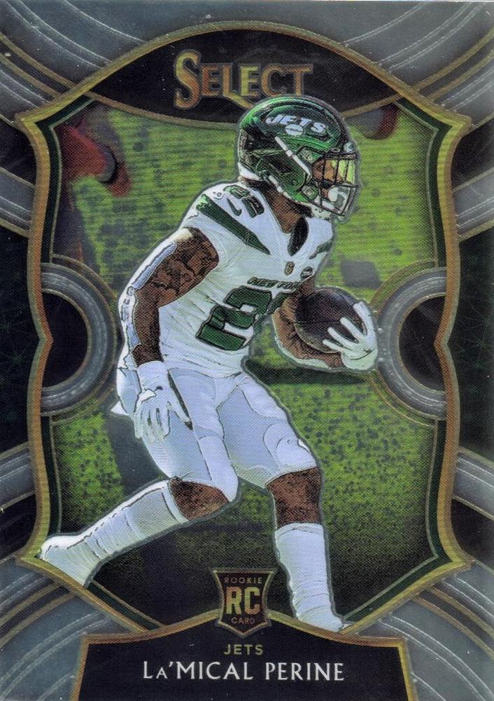 La'Mical Perine #80 New York Jets | 2020 Panini Select |  | NFL Football