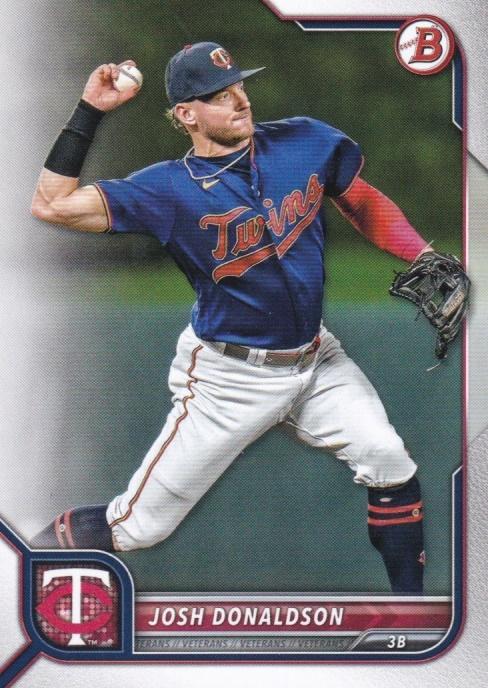 Josh Donaldson #80 Minnesota Twins | 2022 Bowman