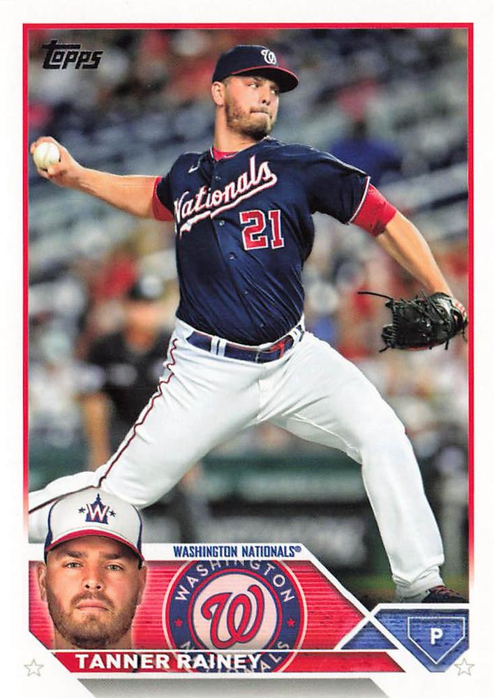 Tanner Rainey #80 Washington Nationals | 2023 Topps