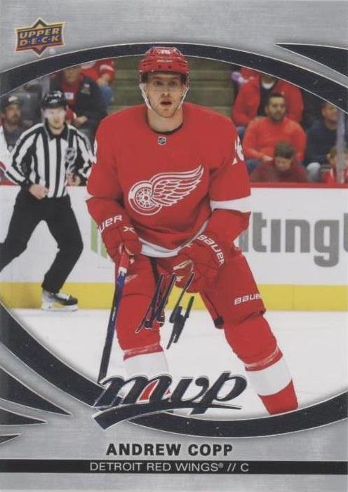 Andrew Copp #80 Detroit Red Wings | 2023-24 Upper Deck MVP Silver Script
