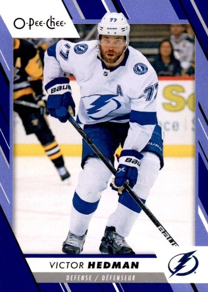 Victor Hedman #80 Tampa Bay Lightning | 2023-24 O-Pee-Chee Blue Border