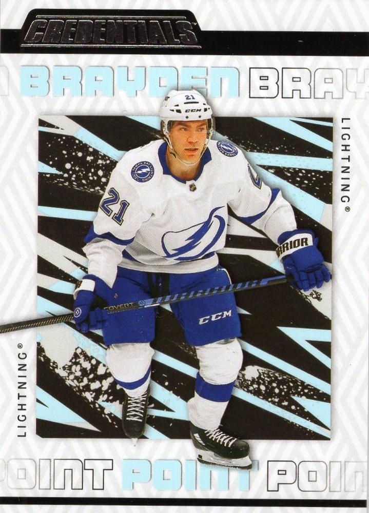 Brayden Point #80 Tampa Bay Lightning | 2023-24 Upper Deck Credentials