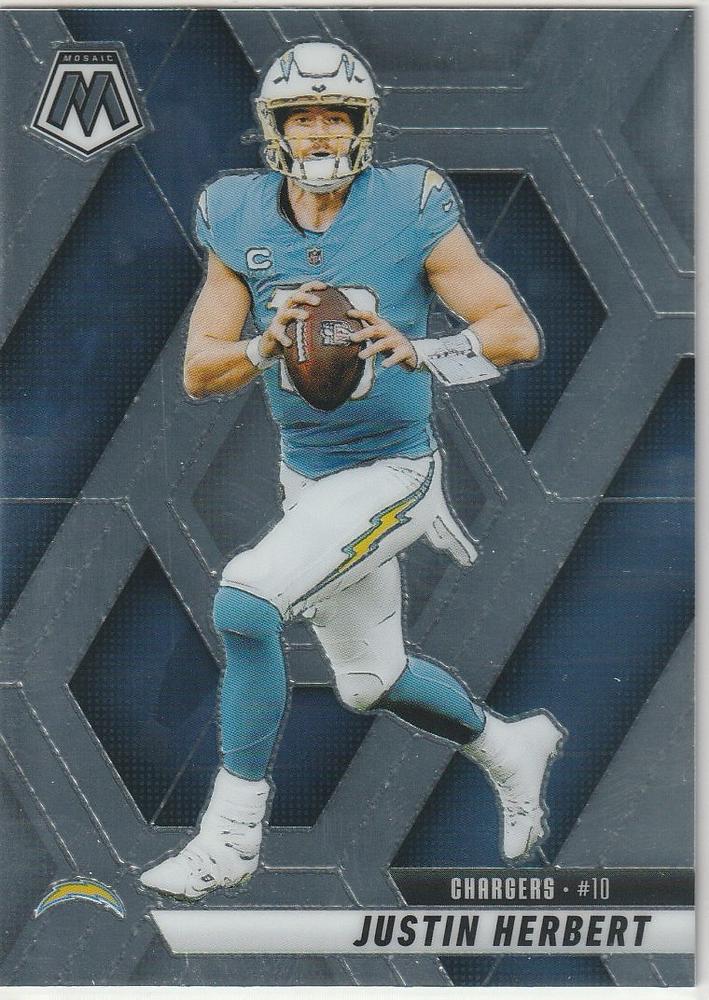 Justin Herbert #80 Los Angeles Chargers | 2025 Panini Mosaic | NFL Football