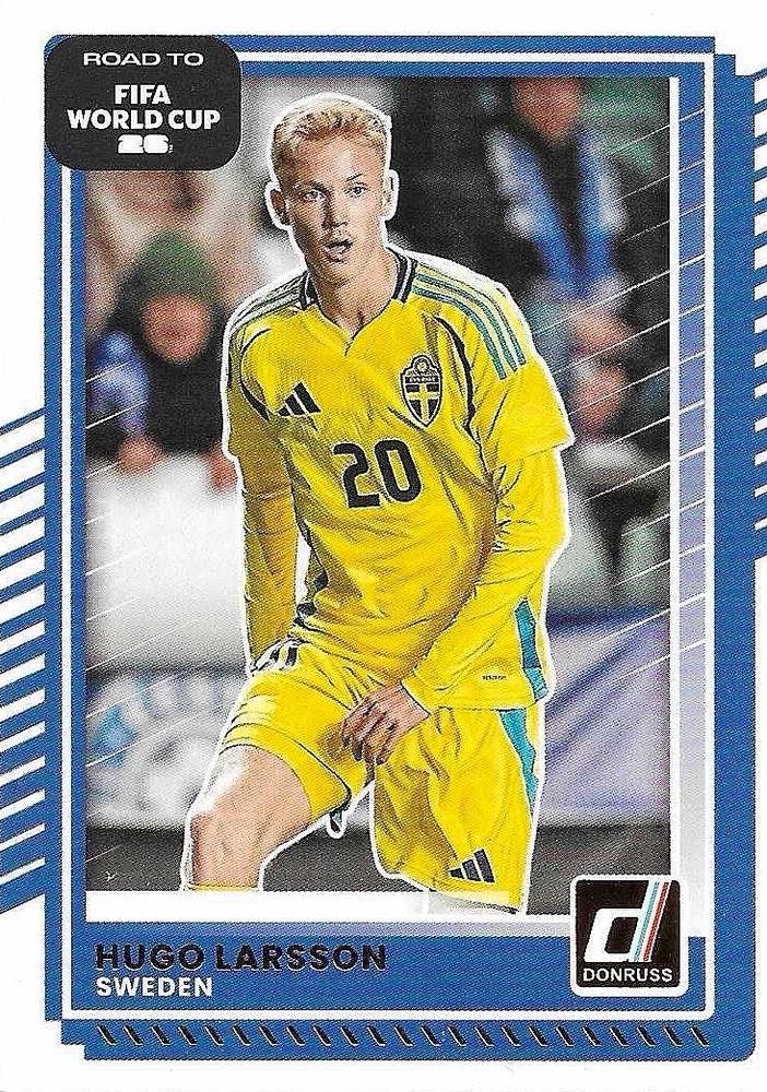 Hugo Larsson #80 Sweden | 2025-26 Donruss Road to FIFA World Cup
