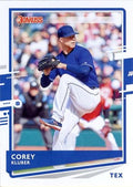 Corey Kluber #81 Texas Rangers | 2020 Donruss