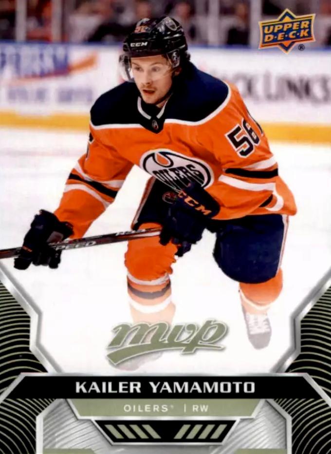 Kailer Yamamoto #81 Edmonton Oilers | 2020-21 Upper Deck MVP