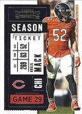 Khalil Mack #81 Chicago Bears | 2020 Panini Contenders |  | NFL Football