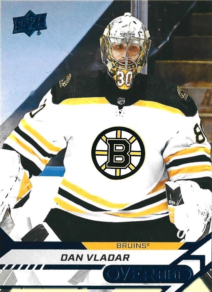 Dan Vladar #81 Boston Bruins | 2020-21 Upper Deck Overtime Blue Foil