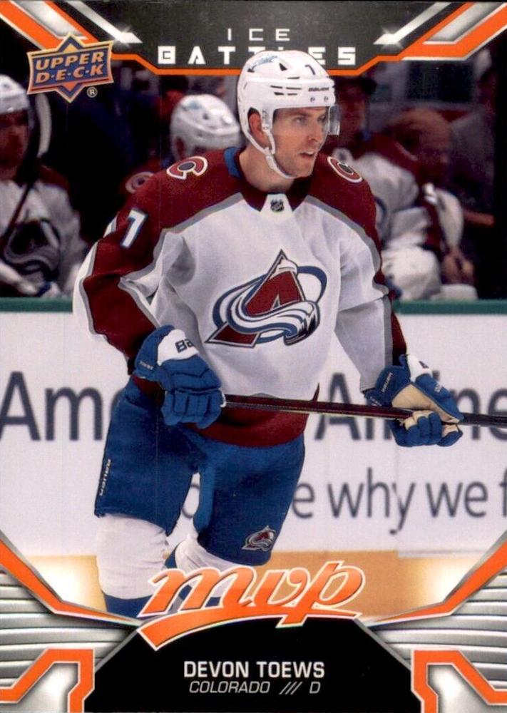 Devon Toews #81 Colorado Avalanche | 2022-23 Upper Deck MVP Ice Battles