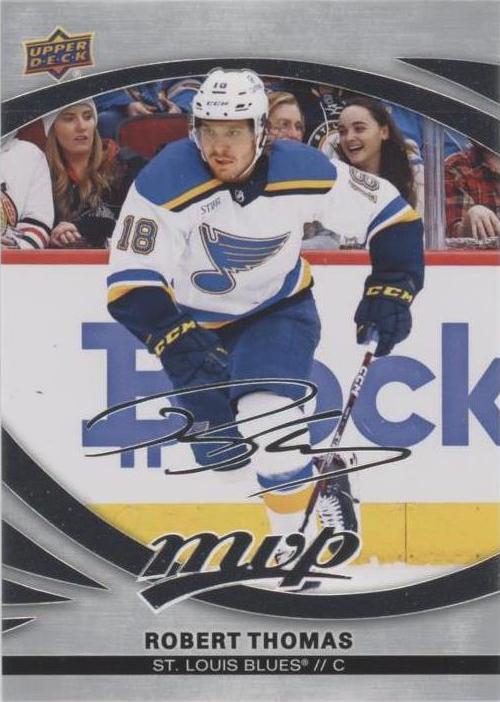 Robert Thomas #81 St. Louis Blues | 2023-24 Upper Deck MVP Silver Script