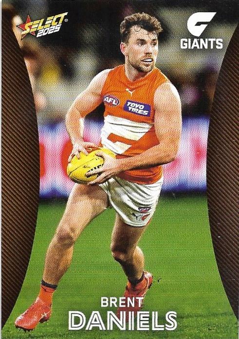 Brent Daniels #81 Greater Western Sydney Giants | 2025 Select AFL Footy Stars