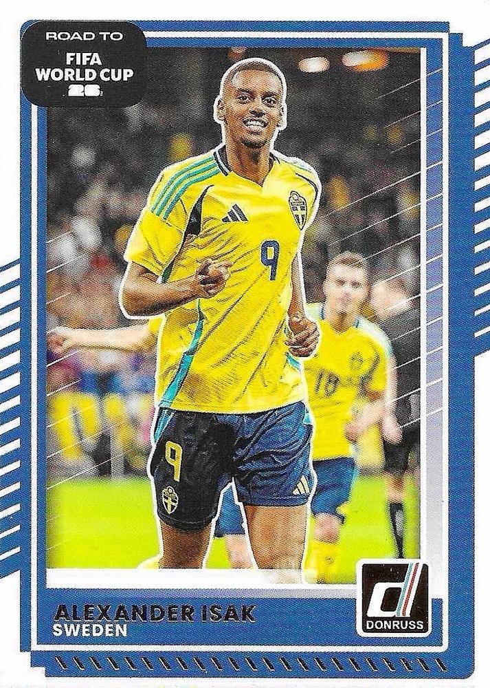 Alexander Isak #81 Sweden | 2025-26 Donruss Road to FIFA World Cup