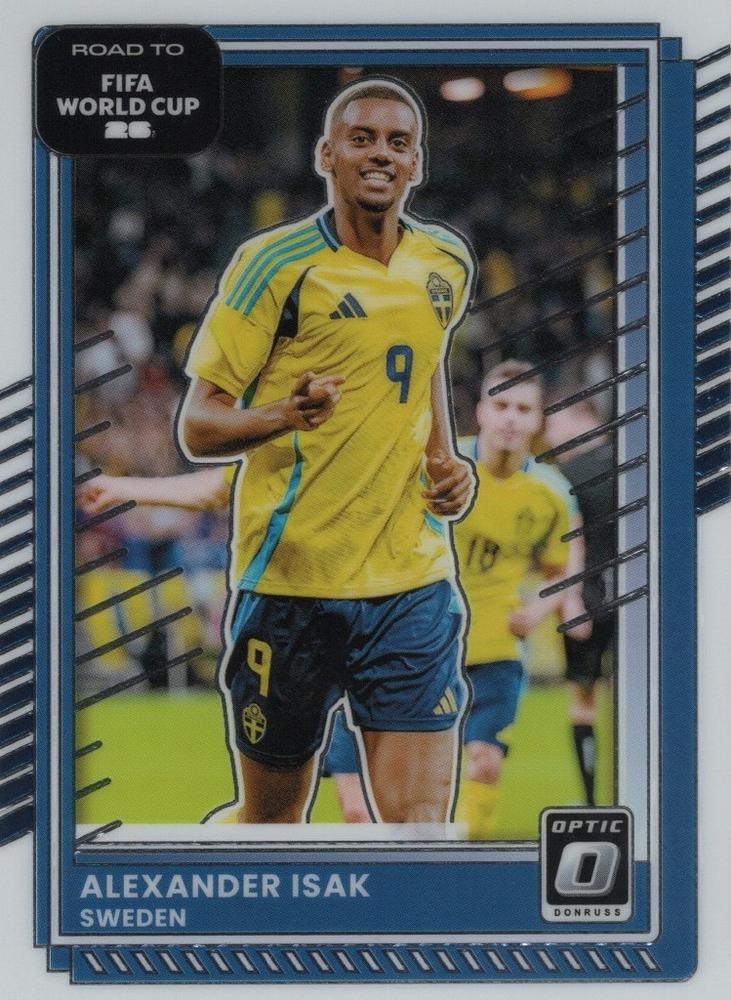 Alexander Isak #81 Sweden | 2025-26 Donruss Road to FIFA World Cup Optic Parallel