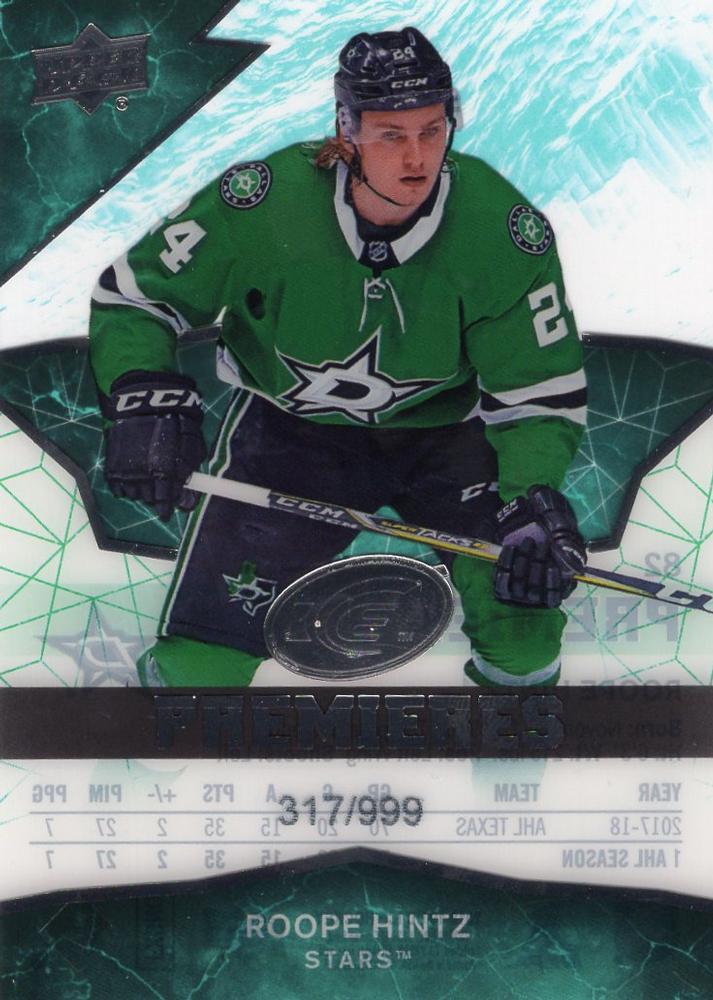 Roope Hintz #82 Dallas Stars | 2018-19 Upper Deck Ice
