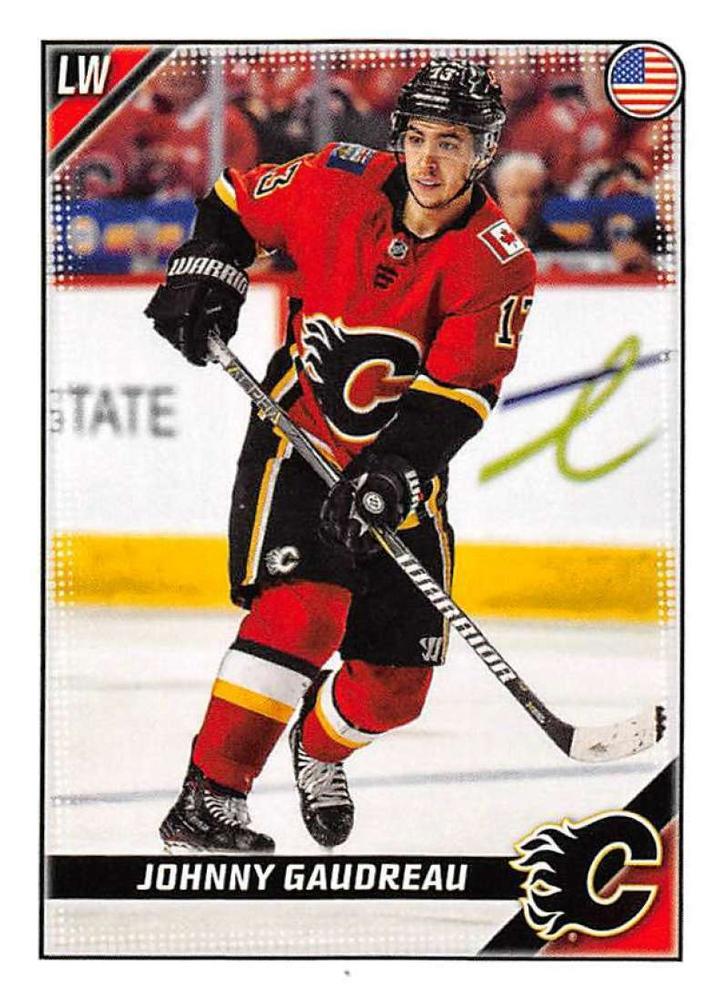 Johnny Gaudreau #82 Calgary Flames | 2019-20 Topps NHL Sticker Collection