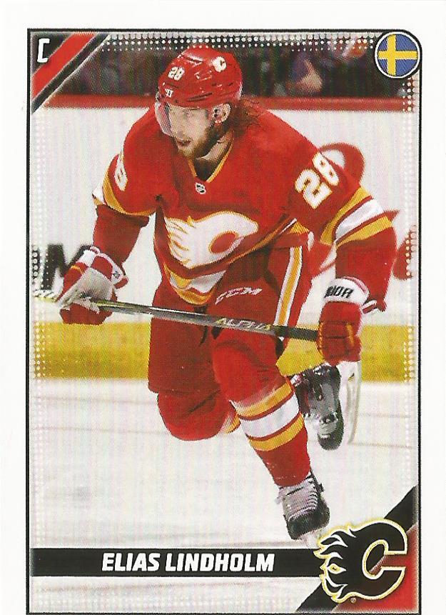 Elias Lindholm #83 Calgary Flames | 2019-20 Topps NHL Sticker Collection