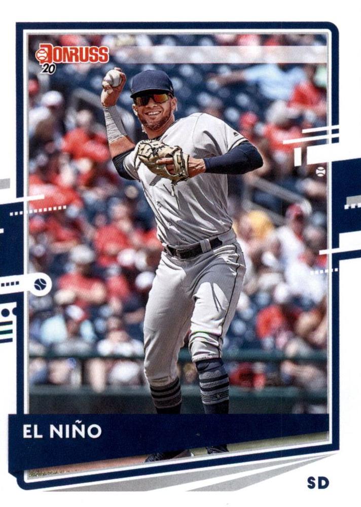 Fernando Tatis Jr. #83 San Diego Padres ("El Nino" on front, old Donruss logo on back) | 2020 Donruss