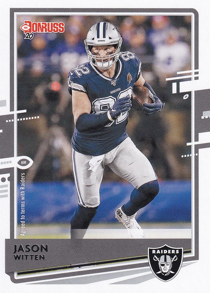 Jason Witten #83 Las Vegas Raiders | 2020 Panini Donruss | NFL Football