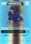 Tarmo Reunanen #83 New York Rangers | 2021-22 Upper Deck Credentials