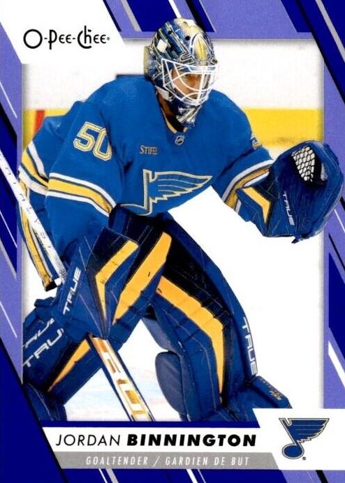 Jordan Binnington #83 St. Louis Blues | 2023-24 O-Pee-Chee Blue Border