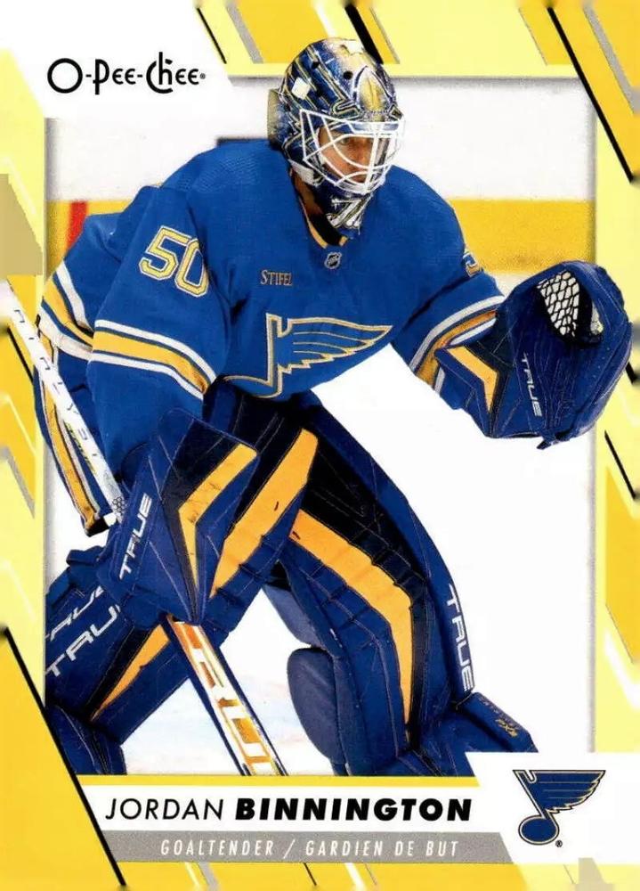 Jordan Binnington #83 St. Louis Blues | 2023-24 O-Pee-Chee Yellow Border