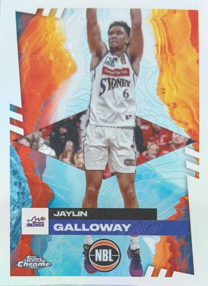 Jaylin Galloway #83 Sydney Kings | 2024-25 Topps Chrome NBL (front)