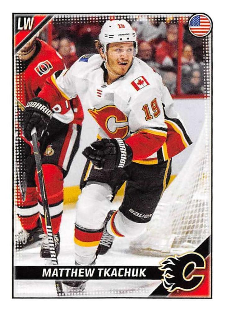 Matthew Tkachuk #84 Calgary Flames | 2019-20 Topps NHL Sticker Collection