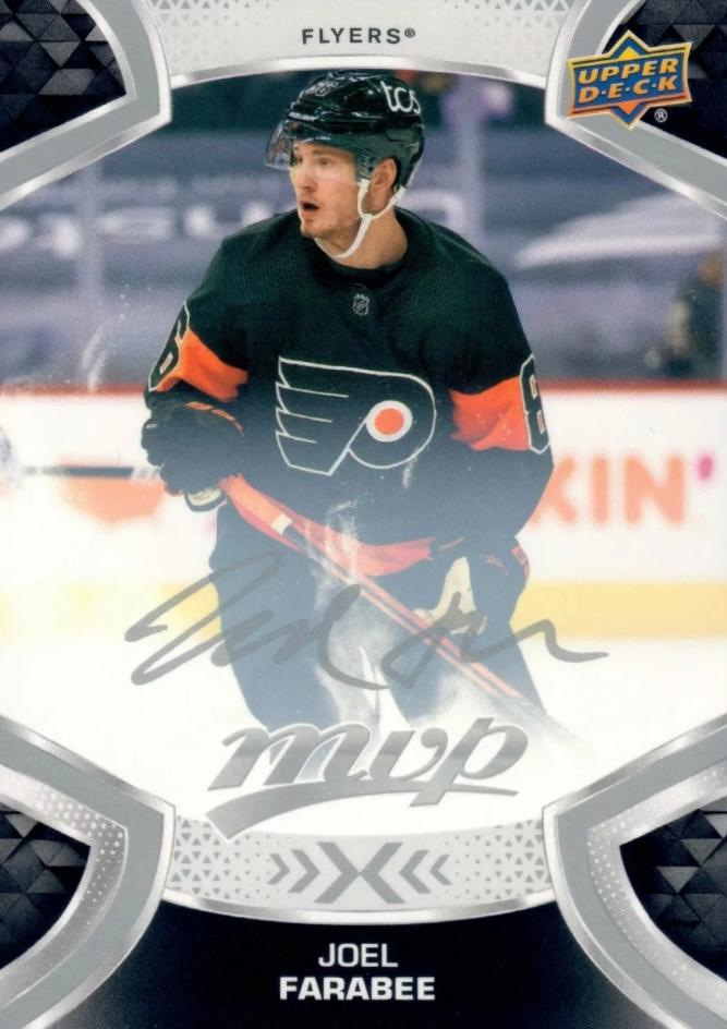 Joel Farabee #84 Philadelphia Flyers | 2021-22 Upper Deck MVP Silver Script
